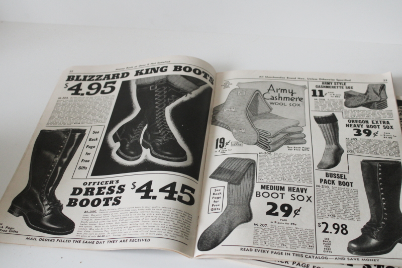 photo of original vintage US military surplus catalogs, National Army Store 1940s WWII surplus crazy low prices!  #8